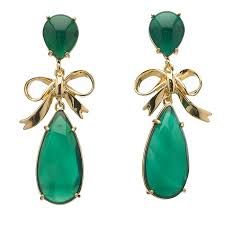 Brincos verde